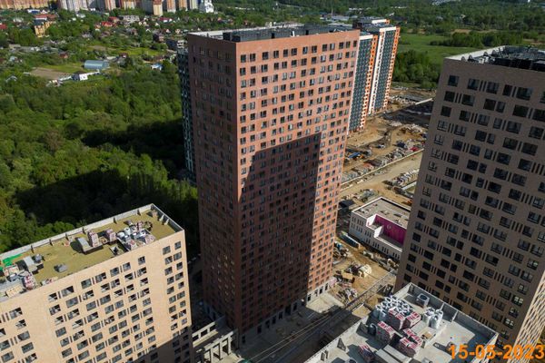 Ход строительства ЖК «Митинский лес» за Май 2023 г., фото №2