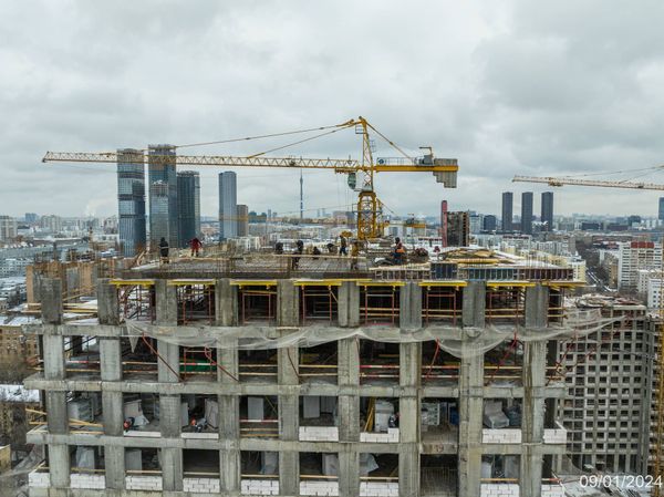 Ход строительства ЖК «Петровский парк II» за Январь 2024 г., фото №3