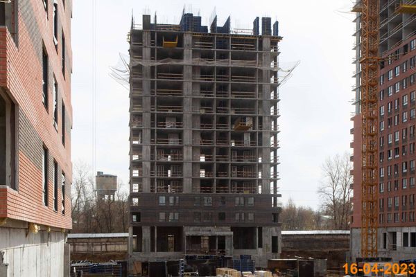 Ход строительства ЖК «Второй Нагатинский» за Апрель 2023 г., фото №4