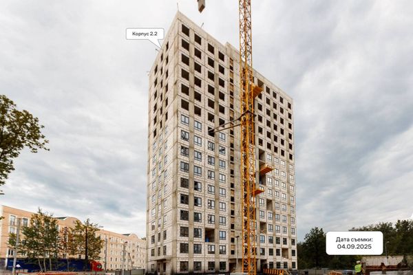 Ход строительства ЖК «Ольховый Квартал» за Сентябрь 2025 г., фото №2