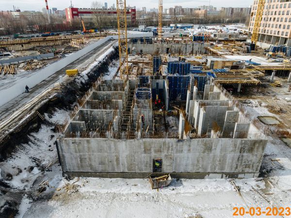 Ход строительства ЖК «Алтуфьевское 53» за Март 2023 г., фото №2