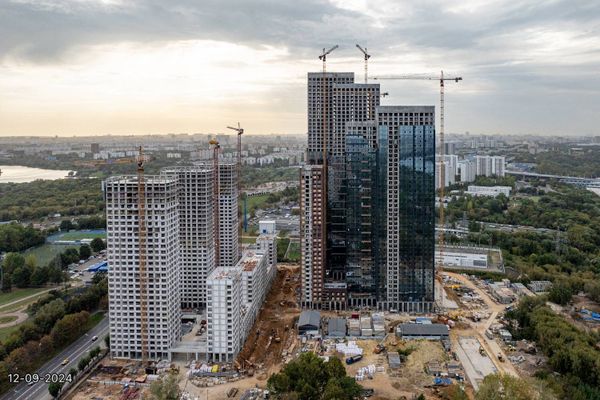 Ход строительства ЖК «Вейв» за Сентябрь 2024 г., фото №3
