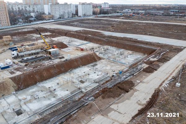 Ход строительства ЖК «Никольские луга» за Ноябрь 2021 г., фото №4