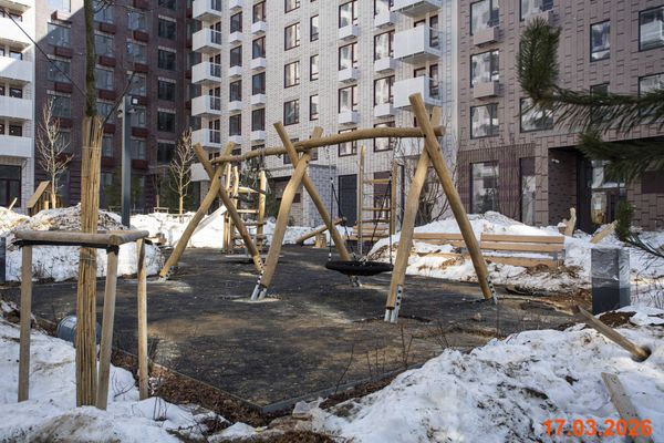 Ход строительства ЖК «Середневский лес» за Март 2026 г., фото №5