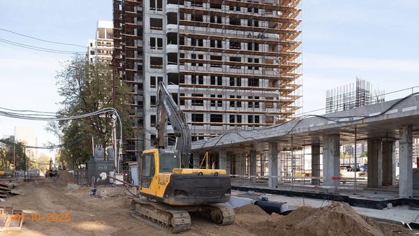 Ход строительства ЖК «МАРК» за Октябрь 2025 г., фото №3