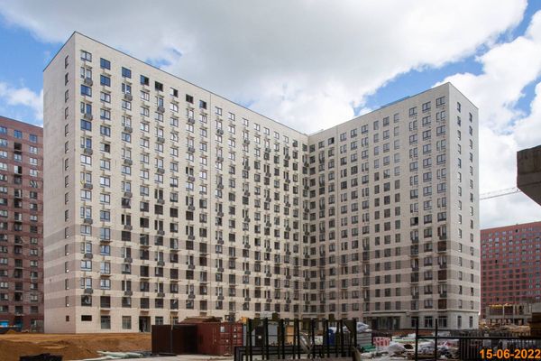Ход строительства ЖК «Саларьево парк» за Июнь 2022 г., фото №2