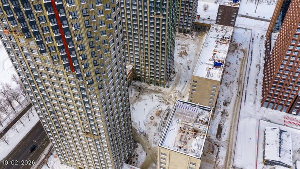 Ход строительства ЖК «Вейв» за Февраль 2026 г., фото №2