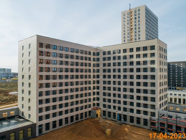Ход строительства ЖК «Зелёный парк» за Апрель 2023 г., фото №3