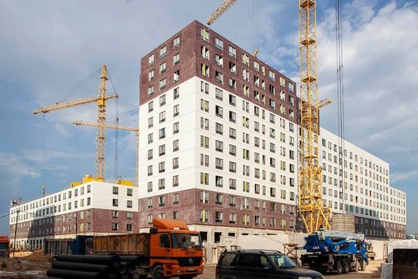 Ход строительства ЖК «Саларьево парк» за Июнь 2020 г., фото №3
