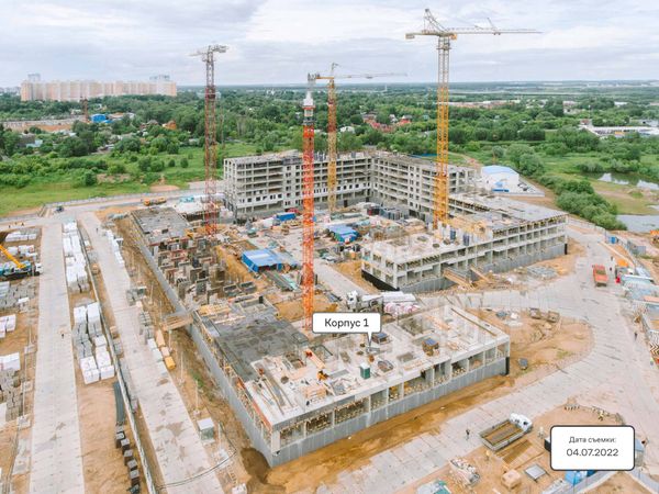 Ход строительства ЖК «Молжаниново» за Июль 2022 г., фото №4