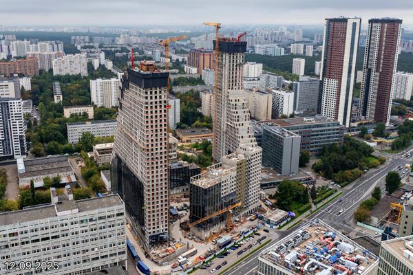 Ход строительства ЖК «Обручева 30» за Сентябрь 2025 г., фото №4