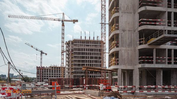Ход строительства ЖК «МАРК» за Июнь 2025 г., фото №3