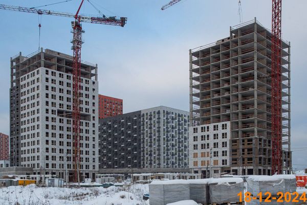 Ход строительства ЖК «Саларьево парк» за Декабрь 2024 г., фото №5