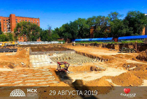 Ход строительства ЖК «Сердце Ростова 2» за Сентябрь 2019 г., фото №2