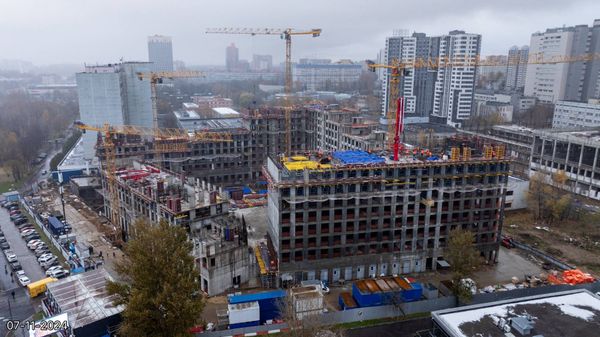 Ход строительства ЖК «Обручева 30» за Ноябрь 2024 г., фото №2