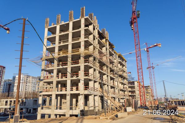 Ход строительства ЖК «Деснаречье» за Июнь 2024 г., фото №5