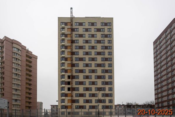 Ход строительства ЖК «Юнино» за Октябрь 2025 г., фото №3