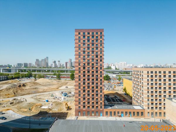 Ход строительства ЖК «Большая Академическая 85» за Май 2023 г., фото №4