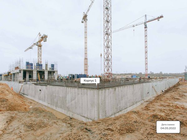 Ход строительства ЖК «Молжаниново» за Май 2022 г., фото №4