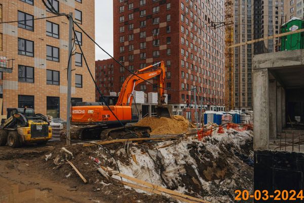 Ход строительства ЖК «Алтуфьевское 53» за Март 2024 г., фото №4