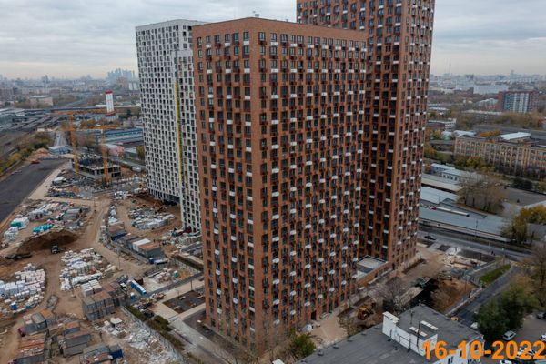 Ход строительства ЖК «Перовское 2» за Октябрь 2022 г., фото №3