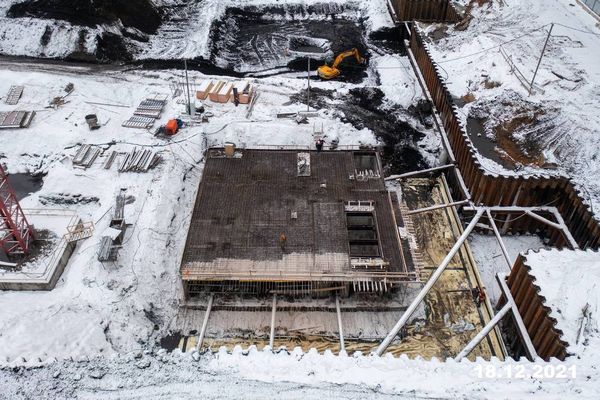 Ход строительства ЖК «Барклая 6» за Декабрь 2021 г., фото №3