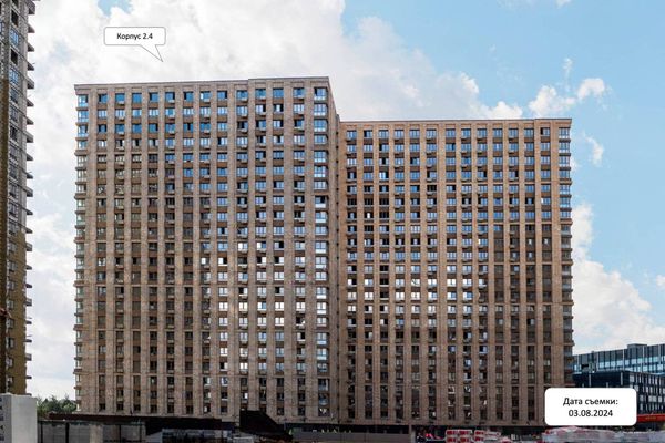 Ход строительства ЖК «Тропарево Парк» за Август 2024 г., фото №2