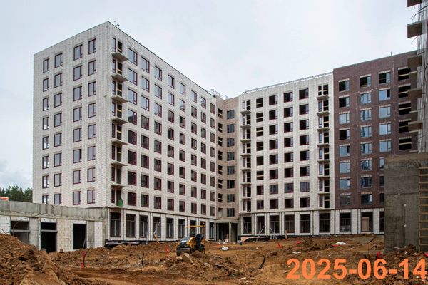 Ход строительства ЖК «Середневский лес» за Июнь 2025 г., фото №2