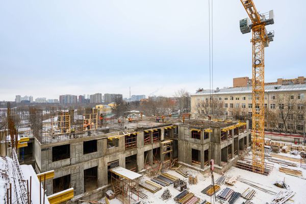 Ход строительства ЖК «ЭвоПарк Сокольники» за Январь 2025 г., фото №2