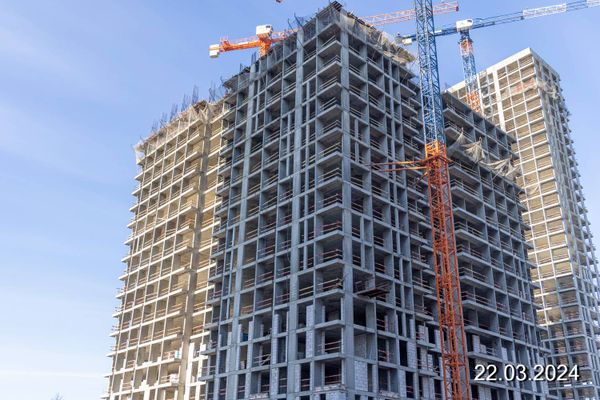 Ход строительства ЖК «Южные сады» за Март 2024 г., фото №3