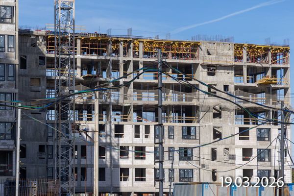 Ход строительства ЖК «Южные сады» за Март 2026 г., фото №2