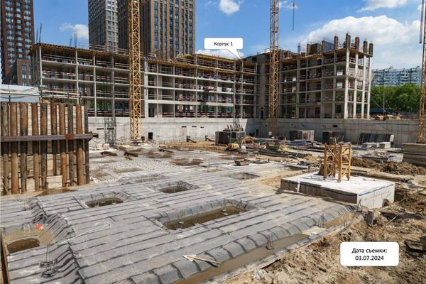 Ход строительства ЖК «Квартал Домашний» за Июль 2024 г., фото №2