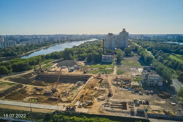 Ход строительства ЖК «Вейв» за Июль 2022 г., фото №2