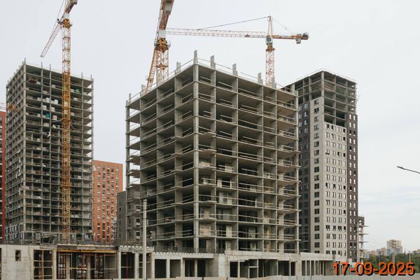 Ход строительства ЖК «Зелёный парк» за Сентябрь 2025 г., фото №2