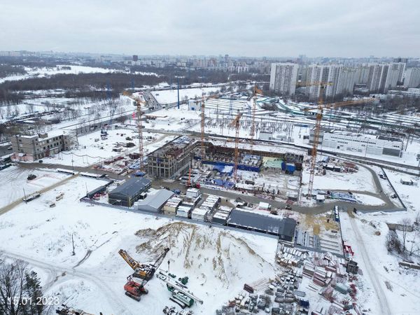 Ход строительства ЖК «Вейв» за Январь 2023 г., фото №2