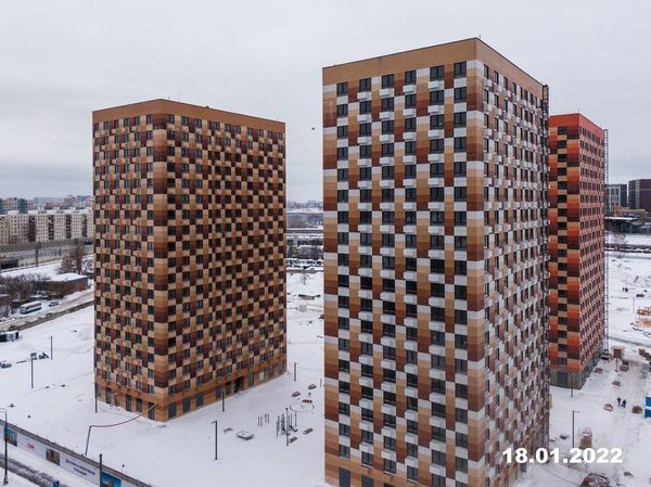 Ход строительства ЖК «Большая Академическая 85» за Январь 2022 г., фото №2