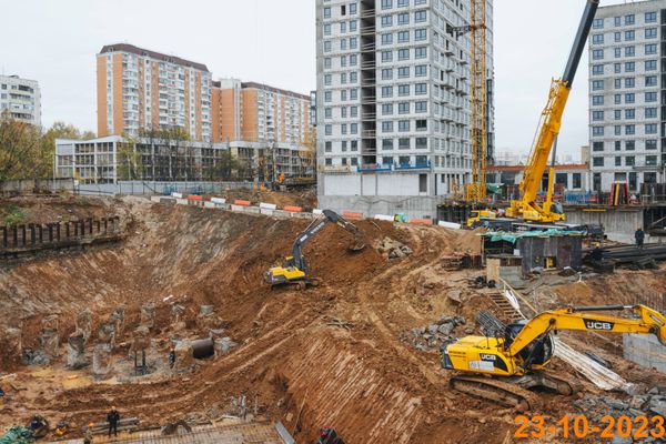 Ход строительства ЖК «Полар» за Октябрь 2023 г., фото №3