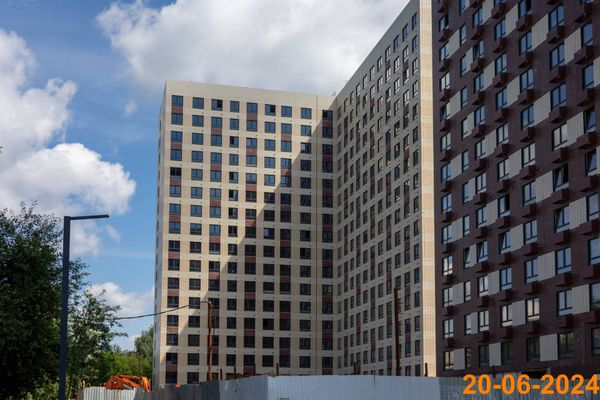 Ход строительства ЖК «Юнино» за Июнь 2024 г., фото №4