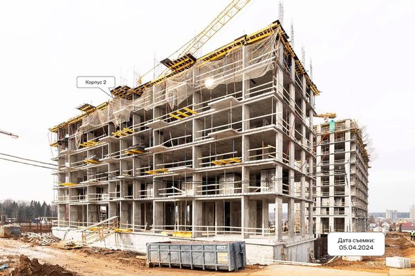 Ход строительства ЖК «Квартал Марьино» за Апрель 2024 г., фото №2