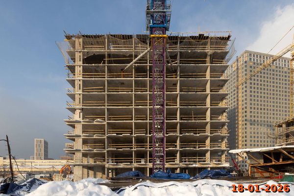 Ход строительства ЖК «2-й Иртышский» за Январь 2026 г., фото №5