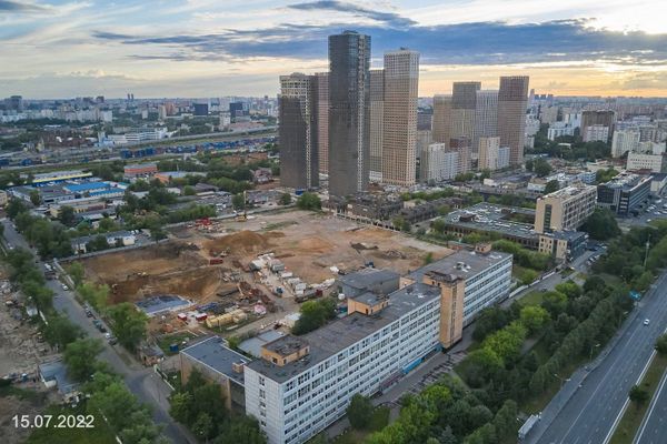Ход строительства ЖК «Дмитровское небо» за Июль 2022 г., фото №4