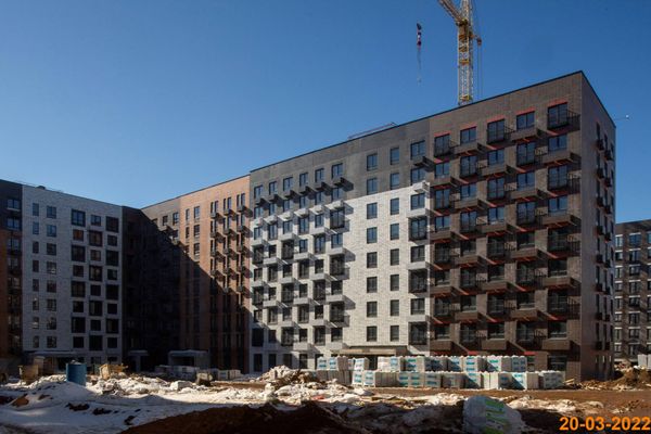 Ход строительства ЖК «Середневский лес» за Март 2022 г., фото №3