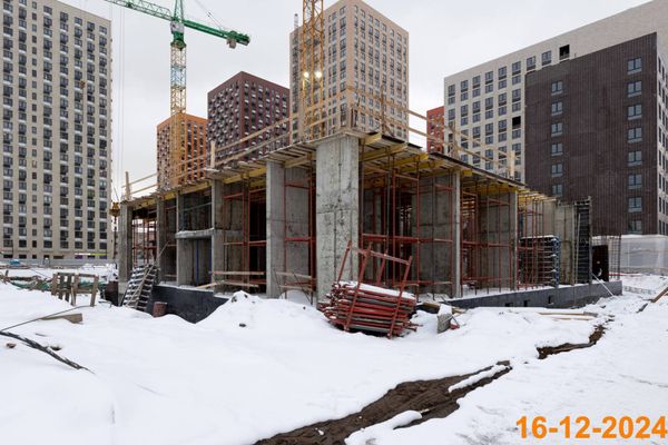 Ход строительства ЖК «Волжский парк» за Декабрь 2024 г., фото №2