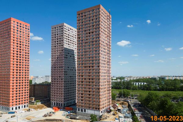 Ход строительства ЖК «Второй Нагатинский» за Май 2023 г., фото №2