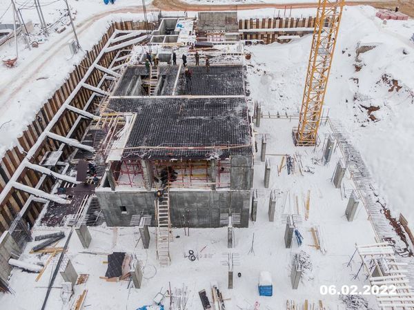 Ход строительства ЖК «Кронштадтский 9» за Февраль 2022 г., фото №2