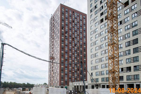 Ход строительства ЖК «Кавказский бульвар 51» за Август 2024 г., фото №3