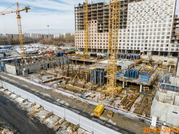 Ход строительства ЖК «Алтуфьевское 53» за Март 2023 г., фото №3