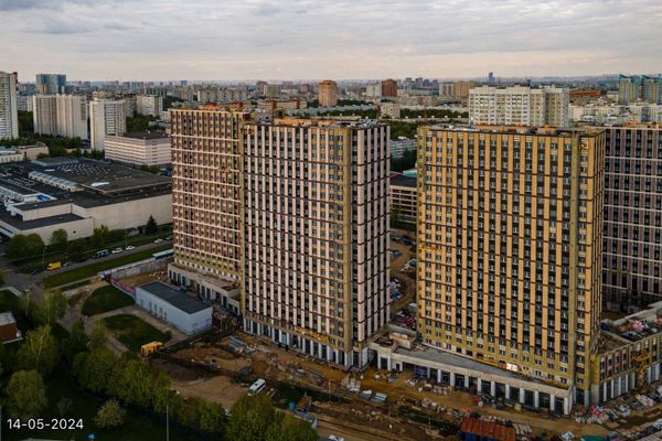 Ход строительства ЖК «Парксайд» за Май 2024 г., фото №5