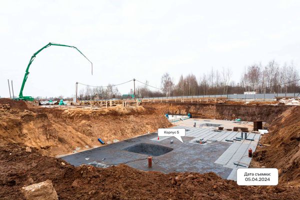 Ход строительства ЖК «Молжаниново» за Апрель 2024 г., фото №4