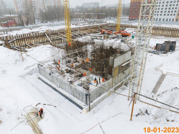Ход строительства ЖК «Кольская 8» за Январь 2023 г., фото №5
